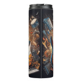 名前をカスタムするミュージカル楽器 タンブラー (裏面)