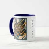 名前をカスタムするミュージカル楽器 マグカップ (正面左)