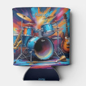 名前をカスタムするミュージカル楽器 缶クーラー (裏面)