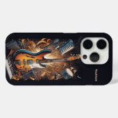 名前をカスタムするミュージカル楽器 Case-Mate iPhoneケース (裏面 (横))