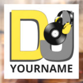 名前をカスタムするミュージックDJ ウィンドウサイン (シート2)