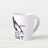 名前をカスタムするミュージックDJ カフェラテマグ (右アングル)