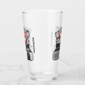 名前をカスタムするムービー時間 タンブラーグラス (右)