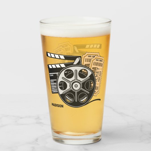 名前をカスタムするムービー タンブラーグラス (ドリンク裏面)