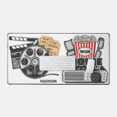 名前をカスタムするムービー デスクマット (キーボード&マウス)