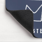 名前をカスタムするメおもしろい顔絵文字 マウスパッド (コーナー)