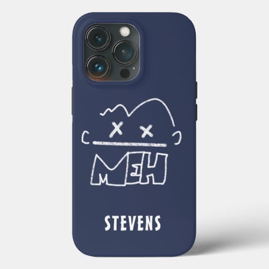 名前をカスタムするメおもしろい顔絵文字 Case-Mate iPhoneケース (裏面)