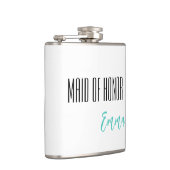 名前をカスタムするメイド・オブ・オーナー(花嫁付き添い人)フラスコ フラスク (右)