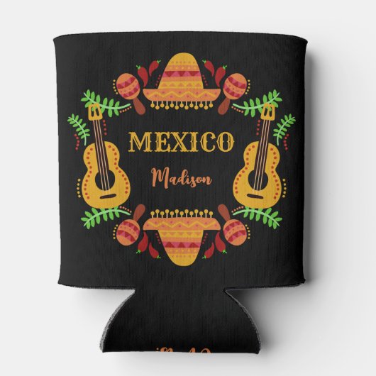 名前をカスタムするメキシコ 缶クーラー (裏面)