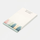 名前をカスタムするメモ帳と猫 ポストイット (アングル)