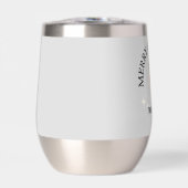 名前をカスタムするメリークリスマスジンジャーブレッドマングレー (正面)