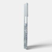 名前をカスタムするモダンの上品なビンターの木グレー Case-Mate iPhoneケース (裏面 / 右)