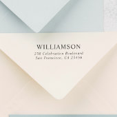 名前をカスタムするモダンパーソナライズされた差出人住所 セルフインキングスタンプ