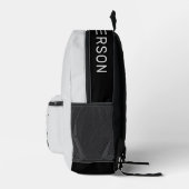 名前をカスタムするモダンビリヤード王 プリントバックパック (右)