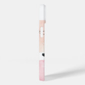 名前をカスタムするモダンフローラ Case-Mate iPhoneケース (裏面 / 右)