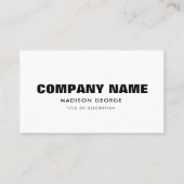 名前をカスタムするモダンミニマルSNS QRコード 名刺 (正面)