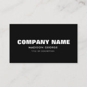 名前をカスタムするモダンミニマルSNS QRコード 名刺 (正面)