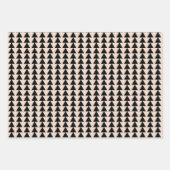 名前をカスタムするモダン卒業 ラッピングペーパーシート (正面2)