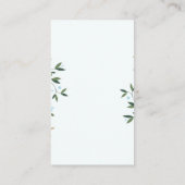 名前をカスタムするモダン金ゴールド50歳の誕生日 エンクロージャーカード (裏面)