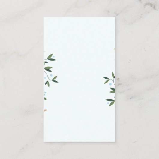 名前をカスタムするモダン金ゴールド50歳の誕生日 エンクロージャーカード (裏面)