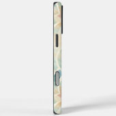 名前をカスタムするモノグラムのと水の色パターン(の模様が)ある Case-Mate iPhoneケース (裏面 / 右)