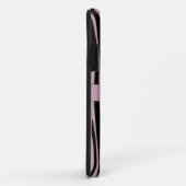 名前をカスタムするモノグラムの縞模様 Case-Mate iPhoneケース (裏面/右)