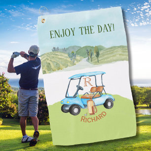 名前をカスタムするモノグラムクラブ ゴルフタオル