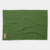 名前をカスタムするモノグラムスタイリッシュダイヤモンド キッチンタオル (横)