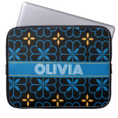 名前をカスタムするモノグラム地中海のラップトップスリーブ ラップトップスリーブ (正面)