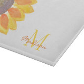 名前をカスタムするモノグラム植物学 カッティングボード (角)