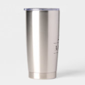 名前をカスタムするモノグラム母父の日の贈り物 保温保冷タンブラー (右面)