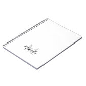 名前をカスタムするモノグラム ノートブック (左側)