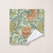 名前をカスタムするモリスインスパイアバスタオル バスタオルセット (ウォッシュタオル)