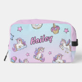 名前をカスタムするユニコーンキッズ新学期 ドップキット (裏面)