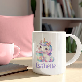 名前をカスタムするユニコーンマグ コーヒーマグカップ