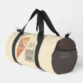 名前をカスタムするライフは乗っ熱狂するている ダッフルバッグ (右コーナー)