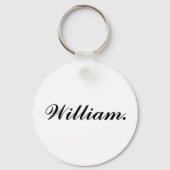 名前をカスタムするラウンドキーチェーン キーホルダー (正面)