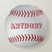 名前をカスタムするラウンド野球装飾用クッション ラウンドクッション (正面)