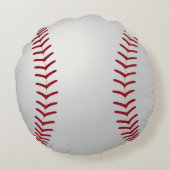 名前をカスタムするラウンド野球装飾用クッション ラウンドクッション (裏面)