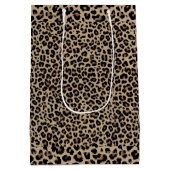 名前をカスタムするラグジュアリーチータ ミディアムペーパーバッグ (裏面)