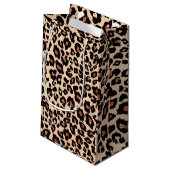 名前をカスタムするラグジュアリーレオパード  スモールペーパーバッグ (裏面アングル)