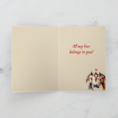 名前をカスタムするラブカワイウマズアニマルハート シーズンカード (内部)