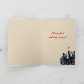 名前をカスタムするラブキュートベアーズアニマルハート シーズンカード (内部)