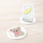 名前をカスタムするラブコアラ コースター (側面)