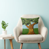 名前をカスタムするラブツリーピロー クッション (椅子)