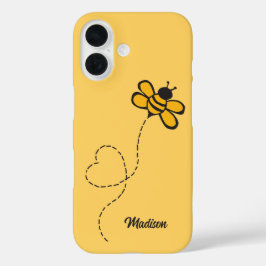 名前をカスタムするラブビー iPhone 16ケース