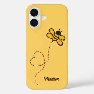 名前をカスタムするラブビー iPhone 16ケース