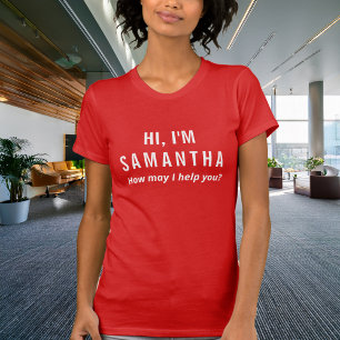 名前をカスタムするラベルティースタッフとイベントチーム Tシャツ