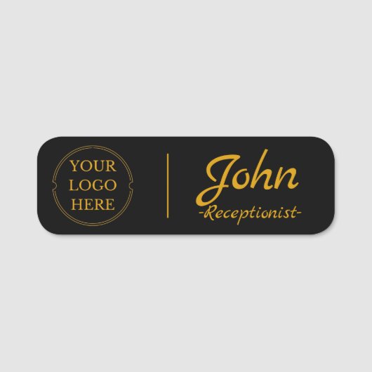 名前をカスタムするラベルパーソナライズされた- IDバッジ 名札 (正面)