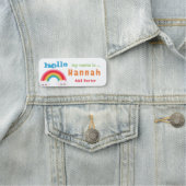 名前をカスタムするラベルレインボウ 名札 (インサイチュ)